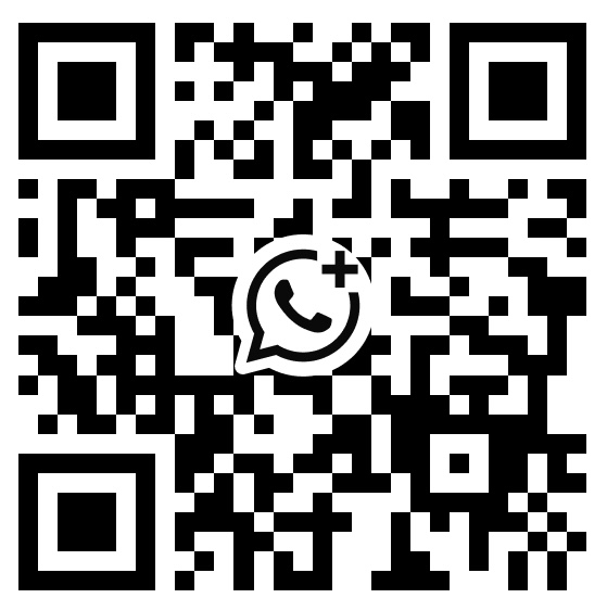 WhatsApp QR — scan with your phone camera to message us